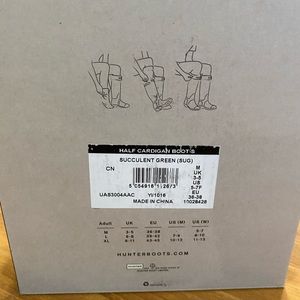 Hunter tall boot socks size medium